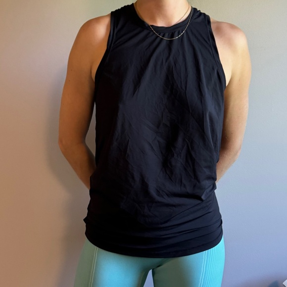 Bare Activewear Black Tie Tank - Picture 3 of 9
